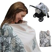 7841142-Milky Chic 360° Breastfeeding Nursing Poncho,Multi-Use Nursing Cover with Rigid Neckline- 10