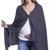 [핫딜 바이]Happy Mama. Womens Maternity Nursing Shawl Poncho Cover up Breastfeeding. 967p (Graphite Mela