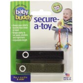 베이비버디 84695 Baby Buddy Secure-A-Toy Straps Toys Teether or Pacifiers to Strollers Highchairs Car Sea