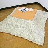난로 이불 정방형 니트풍 프린트 flannel 소재 216-016-18