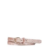 glitter skinny belt