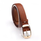 fashion womens faux leather metal belts girls accessoriesblack leopa FSBR 34018969