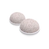 ToiletTree Products Face and Body Brush Replacement Heads, Pumice Stone 2-Pack