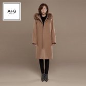 A+G 폭스퍼 트리밍 코트 WINTER18