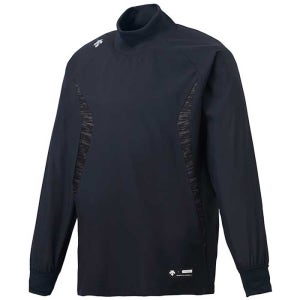 데상트 윈드셔츠 목 긴팔 바람막이 블랙 PJ252B BLK