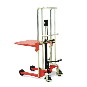 플랫폼 스태커 OPS4012 ops4015 수동 유압 스테커 금형대차