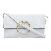 Satchel Ring Buckle Sling, Off White, Small