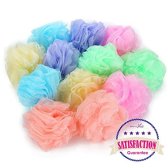 BelleSha Bath and Shower Sponge pack of 12 Assorted Colors
