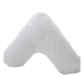 [글로벌샵]UK Care Direct V Shaped Support Nursing Pillow MRSA Resistant Wipe Clean with 2 FREE Cases - W