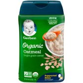 [snailbuying]Gerber Organic Single-Grain Oatmeal Baby Cereal, 8 온즈[배송]