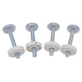 Waylin 4 Pack Threaded Spindle Rods for Pressure Mounted Baby Gate Pet Mount Bol