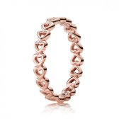 판도라 주얼리 linked love rose ring