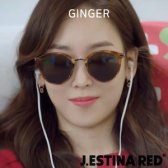 제이에스티나레드 선글라스 ginger sv camel 컬러