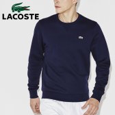 라코스테 mens sport crew neck sweatshirt in solid fleece SH7613