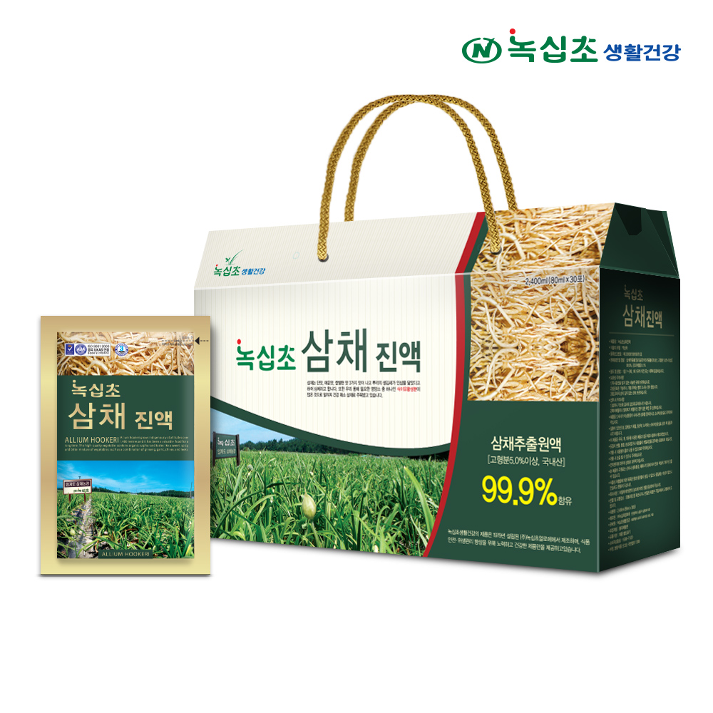 녹십초 국산 삼채 진액 1박스 30포/ 삼채 함량 99.9%