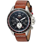 Vestal ZR2 Leather Quartz Stainless Steel Casual