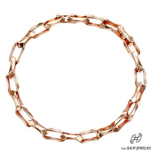 14k 18k 남자 여자 커플 클립 체인 금팔찌 TH 8001 대