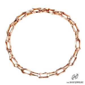 14k 18k 남자 여자 커플 클립 체인 금팔찌 TH 8001 소