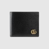 구찌 해외 gg 마몬트 레더 바이 폴드 남성 반지갑 marmont leather bifold wallet 다크브라운 런던샵 DJ20T