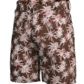 Length Casual Knee Men Printing Flat-Front Hawaiian Shorts