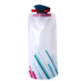 700ML Outdoor Portable Water Bottle Riding Mountaineering Collapsible Water Bottle Reusable Water Bo