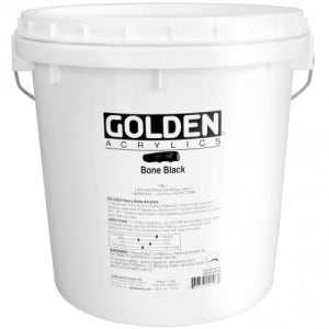 290000 골덴 헤비바디 아크릴물감 1시리즈 - 3780ml - GGG1010 카본블랙 carbon black