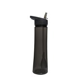 B00SBEJHV0 refresh2go 22oz Sleek Filtered Water Bottle, Black (1050-B)