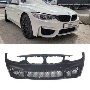 BMW 4시리즈 F32 F36 M4룩 스타일 프론트범퍼 세트 바디킷 (에어덕트 타입/ 그란쿠페 세단용)