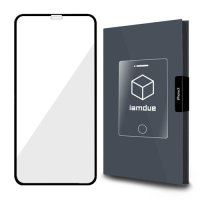 아이엠듀 아이폰 XS MAX용 풀커버 강화유리 액정보호필름