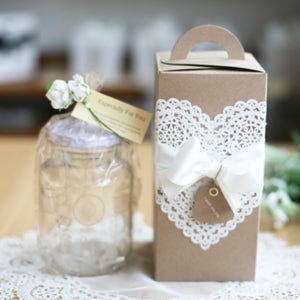 크라프트 핸들박스잼 푸딩병 빼빼로 타올 답례품10장/100장