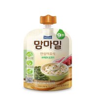 매일유업 맘마밀 안심이유식 미역과 소고기 100g