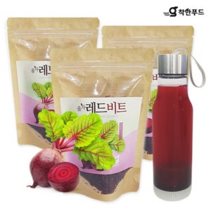 착한푸드 착한푸드 말린비트 비트말랭이 레드비트차 60g X 3봉지
