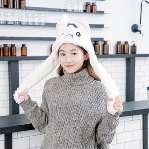 NEW 움직이는 토끼모자 귀모자(6종 동물)- 고급형