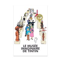 Le Musee Imaginair - Herge(에르제):Tintin(땡땡,틴틴) / 40 x 60 cm / 아트프린트 인테리어 그림액자