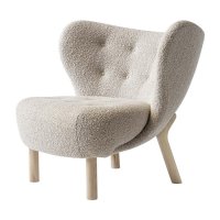 &Tradition  &tradition 앤트레디션 Little Petra VB1 Lounge Chair - beige & fabric Karakorum 003 & frame wh