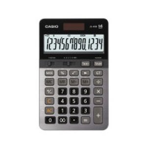카시오 계산기(JS-40B/실버/14자리)