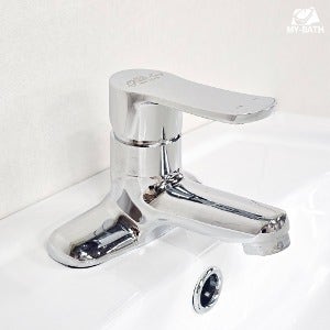 욕실 4인치수전 3홀세면대수전 국산수도꼭지