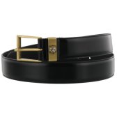 구찌 leather belt with feline headstyle DT90T 495124 DT90T