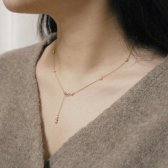 텐바이텐 레스이즈모어 Y pearl 14k goldfilled necklace