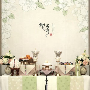 플로 리안 전통 돌상 대여