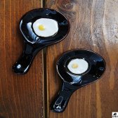 [무배]깜찍한 계란후라이 수저받침 2P세트 KM-Z017323