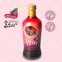 쇼호스트TV]지리산 전통 복분자주 주몽 375ml 12병(소주를 사용하지 않은 100% 전통발효주)#막걸리