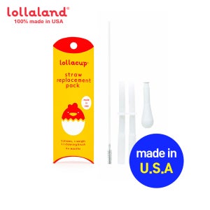 롤라랜드 아기빨대컵 리필팩 리필빨대&세척솔 세트