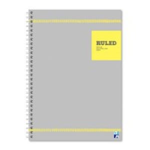 더블에이 포인트라인 룰드 스프링노트(B5/그레이/좌철)