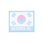 군인 태극기 약장 하늘색 KOREA