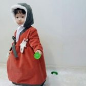 여아 아동 아기 유아 설빔 개량 퓨전 생활 돌촬영 골덴한복 토끼브러치포함