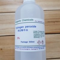 Hydrogen Peroxide (H2O2) 과산화수소5% 화)450ml묽은과산화수소(유독)(사고대비)