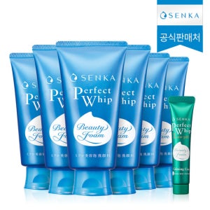 센카 퍼펙트 휩 120g 6개 + 카밍 시카 15g