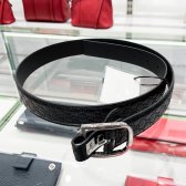 구찌 남성 마이크로 시마 벨트 men micro ssima belt 510309BMJ0N