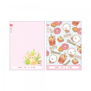 1000 모닝글로리 초등노트 1-2학년 받아쓰기 노트 186x260mm 낱개 - 여아용 - 초등학생 공책